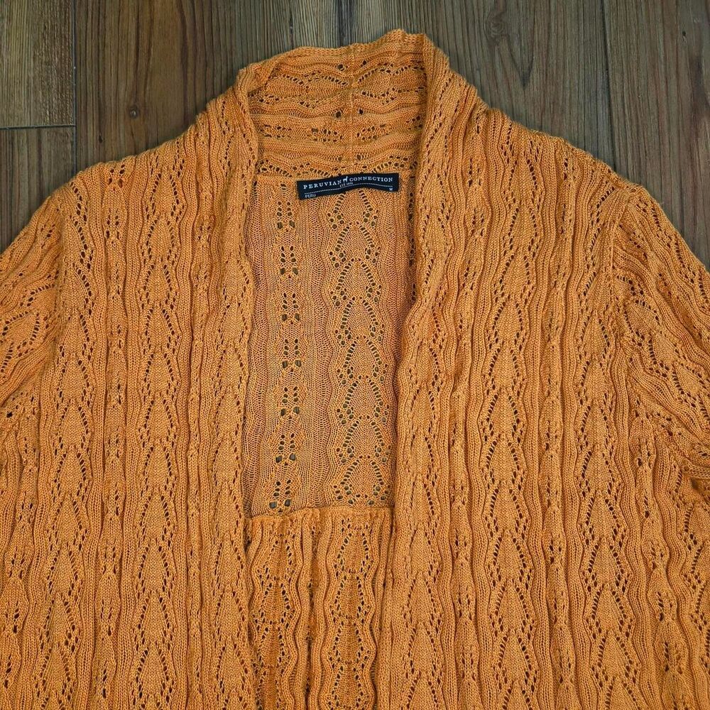 Peruvian Connection Open Knit Sweater - Picture 3 of 4
